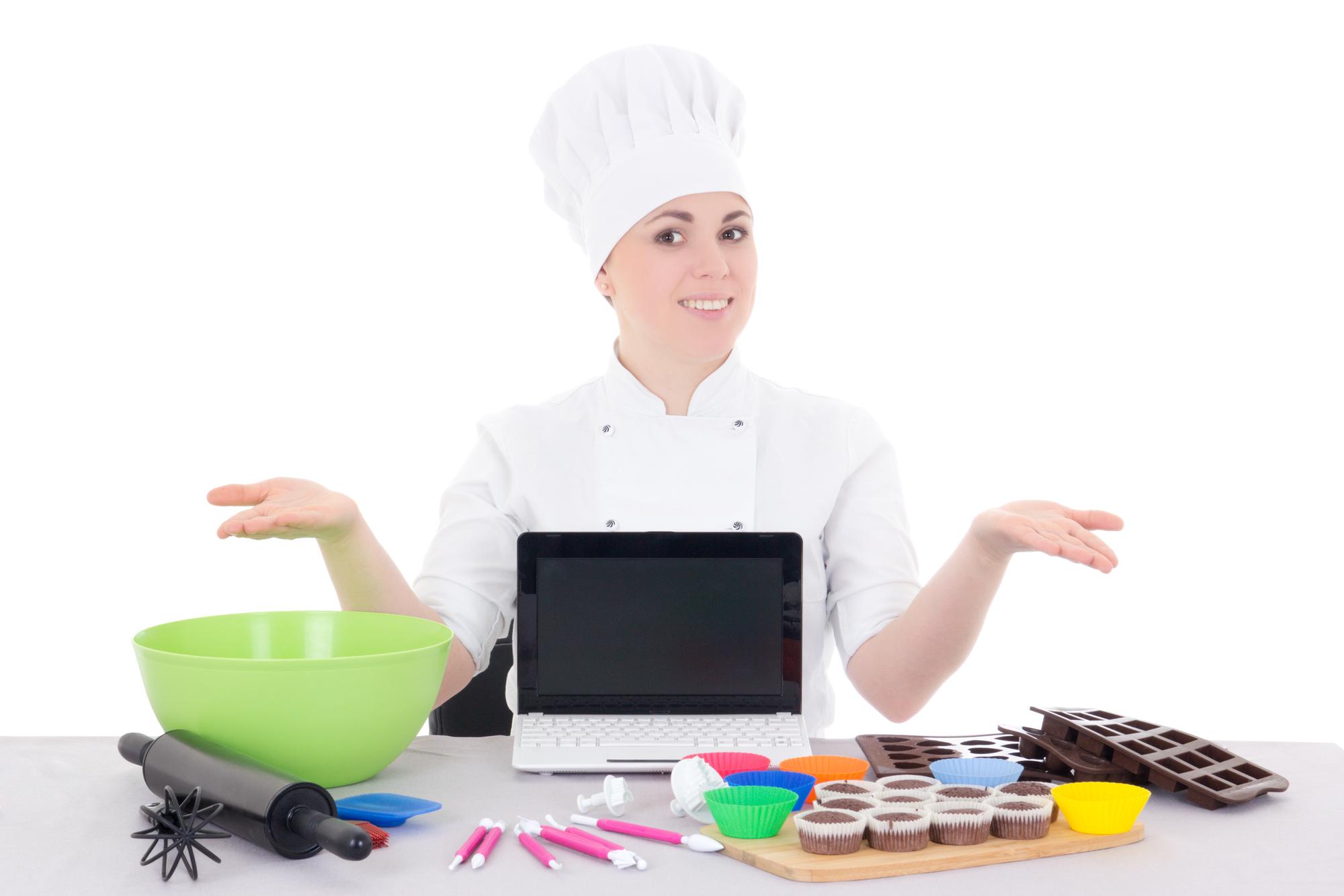 Setup di una lezione con chef che mostra tecniche